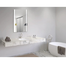 LED-Lichtspiegel DSK Silver Boulevard eckig 60x100 cm