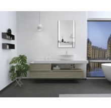 LED-Lichtspiegel DSK Silver Boulevard eckig 60x100 cm