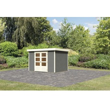 Gartenhaus aus Holz mit Doppeltür im Garten