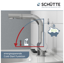 Küchenarmatur mit energiesparender Kaltstartfunktion