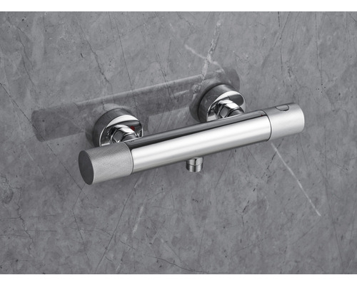 Aufputz-Thermostatarmatur zur Wandmontage im Badezimmer