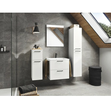 Badmöbel-Set Nobilia Programm 2 184 140x169,1x48,7 cm Mineralgusswaschtisch weiß matt mit LED-Beleuchtung-thumb-3 Badmöbel-Set Nobilia Programm 2 184 140x169,1x48,7 cm Mineralgusswaschtisch weiß matt mit LED-Beleuchtung-thumb-3