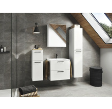 Badmöbel-Set Nobilia Programm 2 176 61x169,1x48,7 cm Mineralgusswaschtisch weiß matt mit LED-Beleuchtung-thumb-3 Badmöbel-Set Nobilia Programm 2 176 61x169,1x48,7 cm Mineralgusswaschtisch weiß matt mit LED-Beleuchtung-thumb-3