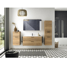 Waschtischunterschank Nobilia Programm 2 286 230x59,1x48,7 cm mit Mineralgusswaschtisch eiche natur-thumb-3 Waschtischunterschank Nobilia Programm 2 286 230x59,1x48,7 cm mit Mineralgusswaschtisch eiche natur-thumb-3