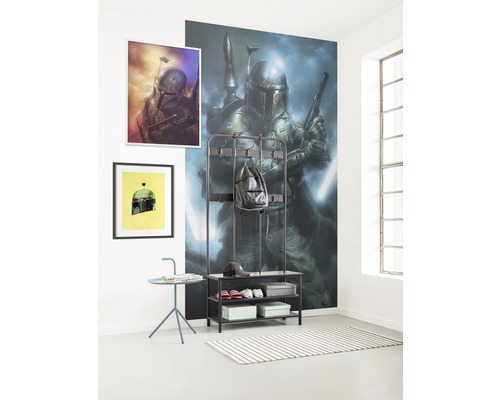 Fototapete Vlies DX3-034 Disney Edition 4 Star Wars Classic Bounty Hunte 3-tlg. 150 x 280 cm Flur mit Garderobenständer, Wandbild, Teppich und Dekoration