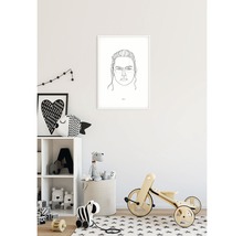 Poster SW Classic Force Faces Rey 50x70 cm