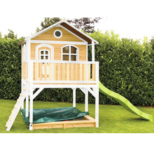 Spielhaus mit Rutsche und Sandkasten für den Garten