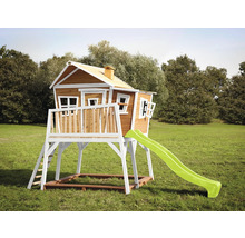 Spielhaus mit Rutsche und Sandkasten für den Garten