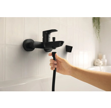 Badewannenarmatur hansgrohe Rebris S schwarz 72440670-thumb-3