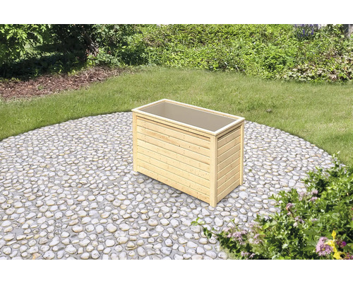 Holzpflanzkasten für den Garten