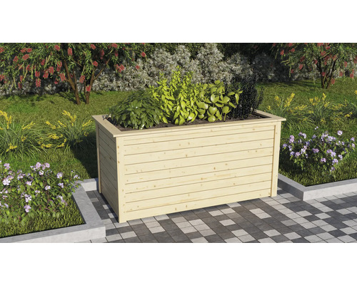 Hochbeet Karibu 2, 166 x 83 x 82 cm, natur Hochbeet Karibu 2, 166 x 83 x 82 cm, natur