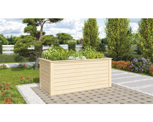 Hochbeet klassisch Karibu 1 209x111x92 cm natur Hochbeet klassisch Karibu 1 209x111x92 cm natur
