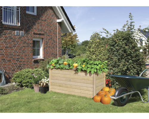 Hochbeet klassisch Karibu 2 254x94x92 cm natur Hochbeet klassisch Karibu 2 254x94x92 cm natur