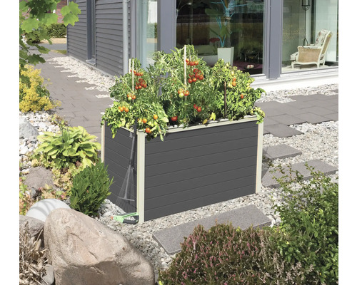 Hochbeet klassisch Karibu 0 98x65x62 cm terragrau