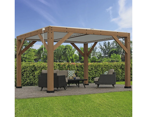 Pavillon WESTMANN Karl 396 x 335 x 251 cm natur Pavillon WESTMANN Karl 396 x 335 x 251 cm natur