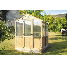 Gewächshaus WESTMANN Paul Holz 6 cm 204 x 238 cm braun-thumb-2 Gewächshaus WESTMANN Paul Holz 6 cm 204 x 238 cm braun-thumb-2