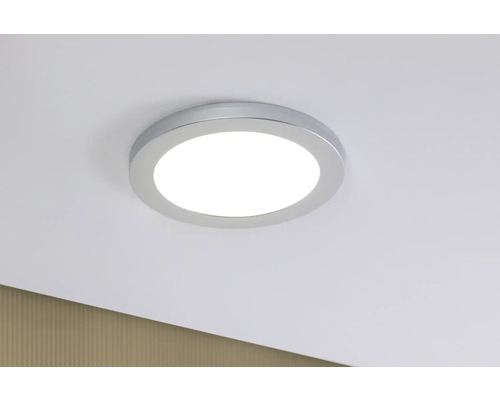 LED Einbauleuchte Paulmann Cover-it 1-flammig 225 mm IP 20 1 Stück chrom ( 93098 ) Runde Deckenleuchte aus Metall mit LED