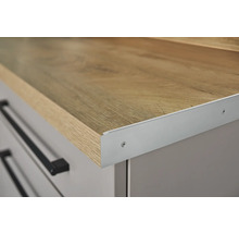 PICCANTE Abschlussprofil für Küchenarbeitsplatte silber Länge: 620 mm-thumb-4