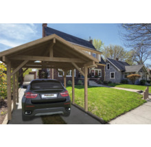 Einzelcarport Palmako Robert 11,7 m² 360x510 cm tauchgrundiert braun-thumb-0 Einzelcarport Palmako Robert 11,7 m² 360x510 cm tauchgrundiert braun-thumb-0