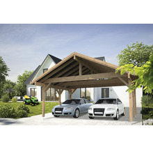Doppelcarport Palmako Robert 20,6 m² 635 x 510 cm tauchgrundiert braun-thumb-0 Doppelcarport Palmako Robert 20,6 m² 635 x 510 cm tauchgrundiert braun-thumb-0