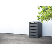 Mülltonnenbox WESTMANN Kubus 80 x 68 x 116 cm anthrazit