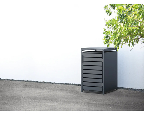Mülltonnenbox WESTMANN Kubus 80 x 68 x 116 cm anthrazit Mülltonnenbox WESTMANN Kubus 80 x 68 x 116 cm anthrazit