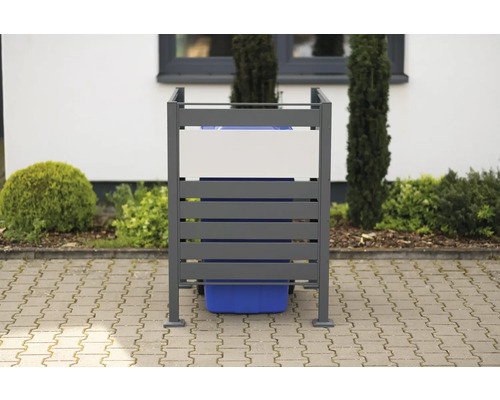 Mülltonnenbox WESTMANN Planum 1 80 x 80 x 120 cm anthrazit Mülltonnenbox WESTMANN Planum 1 80 x 80 x 120 cm anthrazit
