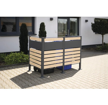 Mülltonnenbox WESTMANN Planum 2 160 x 80 x 120 cm holz-anthrazit-thumb-2 Mülltonnenbox WESTMANN Planum 2 160 x 80 x 120 cm holz-anthrazit-thumb-2