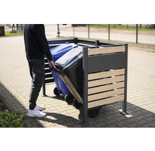 Mülltonnenbox WESTMANN Planum 2 160 x 80 x 120 cm holz-anthrazit-thumb-3 Mülltonnenbox WESTMANN Planum 2 160 x 80 x 120 cm holz-anthrazit-thumb-3