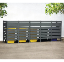 Mülltonnenbox WESTMANN Planum 5 400 x 80 x 150 cm anthrazit-thumb-2 Mülltonnenbox WESTMANN Planum 5 400 x 80 x 150 cm anthrazit-thumb-2
