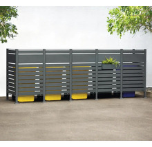 Mülltonnenbox WESTMANN Planum 5 400 x 80 x 150 cm anthrazit-thumb-0 Mülltonnenbox WESTMANN Planum 5 400 x 80 x 150 cm anthrazit-thumb-0