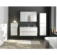 LED-Spiegelschrank Nobilia B-Set P1 185 3-türig 120x21x72 cm weiß-thumb-2 LED-Spiegelschrank Nobilia B-Set P1 185 3-türig 120x21x72 cm weiß-thumb-2