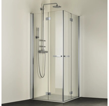 Drehfalttür für Eckeinstieg Lido 400 1000x2000 mm Anschlag links Echtglas Klar hell silber TOEF10A/H1/20-thumb-0 Drehfalttür für Eckeinstieg Lido 400 1000x2000 mm Anschlag links Echtglas Klar hell silber TOEF10A/H1/20-thumb-0