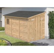 Holzgartenhaus mit Fenster und Doppeltür zur Gartengeräteaufbewahrung