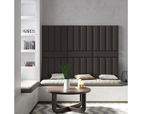 Wandkissen Fancy taupe Gewebte-Optik 60x15 cm