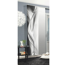 Wohnraum mit Schiebegardine mit abstraktem Muster