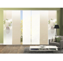 Flächenvorhang Buda 6er-Set natur 60x245 cm-thumb-2 Flächenvorhang Buda 6er-Set natur 60x245 cm-thumb-2