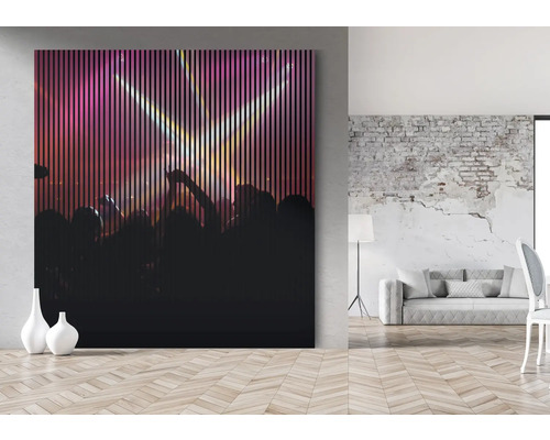 Dekoratives Wandbild mit Konzertmotiv für Innenräume