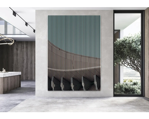 Raumszene mit Akustikpaneel für Wandmontage