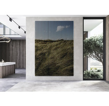Großes Wandbild mit Landschaftsmotiv in einem modern gestalteten Raum