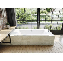 Rechteckbadewanne Kaldewei Asymmetric Duo Perl-Effekt Antislip 180x90 cm manhattan glänzend mit Antirutschbeschichtung und schmutzabweisender Beschichtung-thumb-2 Rechteckbadewanne Kaldewei Asymmetric Duo Perl-Effekt Antislip 180x90 cm manhattan glänzend mit Antirutschbeschichtung und schmutzabweisender Beschichtung-thumb-2
