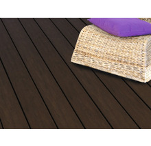 Konsta WPC Terrassendiele Massiv Kastanie mattiert 20x145 mm (Meterware ab 1000 mm bis max. 6000 mm)-thumb-1 Konsta WPC Terrassendiele Massiv Kastanie mattiert 20x145 mm (Meterware ab 1000 mm bis max. 6000 mm)-thumb-1