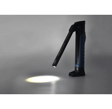 Akkuleuchte mit Lichtkegel