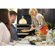 Cozze 17 Pizzaofen Gas 62 x 62 x 31 cm schwarz inkl. Pizzastein