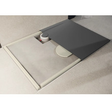 Rechteck-Duschwanne Kaldewei Superplan Zero 80x130x3,7 cm warm grey 85 matt mit Wannenträger-thumb-6 Rechteck-Duschwanne Kaldewei Superplan Zero 80x130x3,7 cm warm grey 85 matt mit Wannenträger-thumb-6