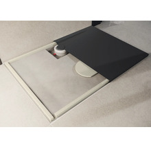 Rechteck-Duschwanne Kaldewei Superplan Zero Secure Plus 80x140x3,7 cm cool grey 90 matt mit Wannenträger und vollflächiger Antirutschbeschichtung-thumb-7 Rechteck-Duschwanne Kaldewei Superplan Zero Secure Plus 80x140x3,7 cm cool grey 90 matt mit Wannenträger und vollflächiger Antirutschbeschichtung-thumb-7