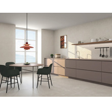 Steingut Dekorfliese Grunge 32x90 cm beige matt rektifiziert