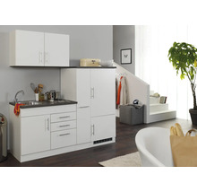 Küchenblock Held Möbel jetzt Weiß 210 Einbaugeräte bei inkl. Toronto cm kaufen