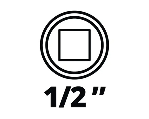 Symbol für ein Werkzeug mit 1/2-Zoll-Antrieb