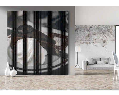 Dekoratives Wandbild mit Kaffeemotiv im modernen Raum